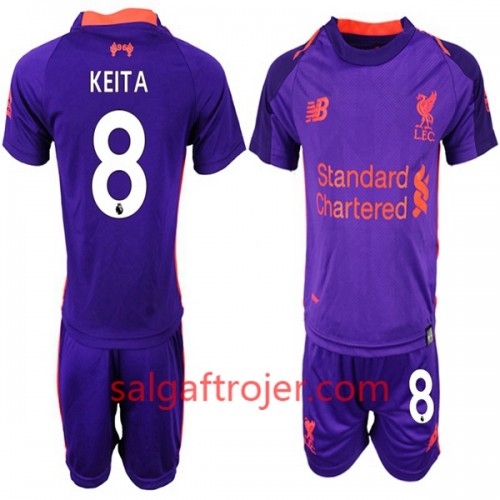 Liverpool Fodboldtrøjer KEITA 8 Børn Udebanesæt 2018/19 Kort ærmer Liverpool Fodboldtrøjer KEITA 8 Børn Udebanesæt 2018/19 Kort ærmer